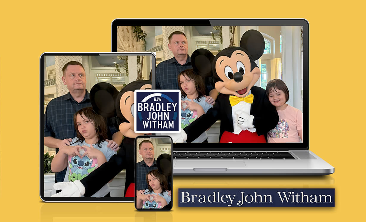 BradleyJohnWitham.com Bradley John Witham responsive web views on mobile, tab and desktop