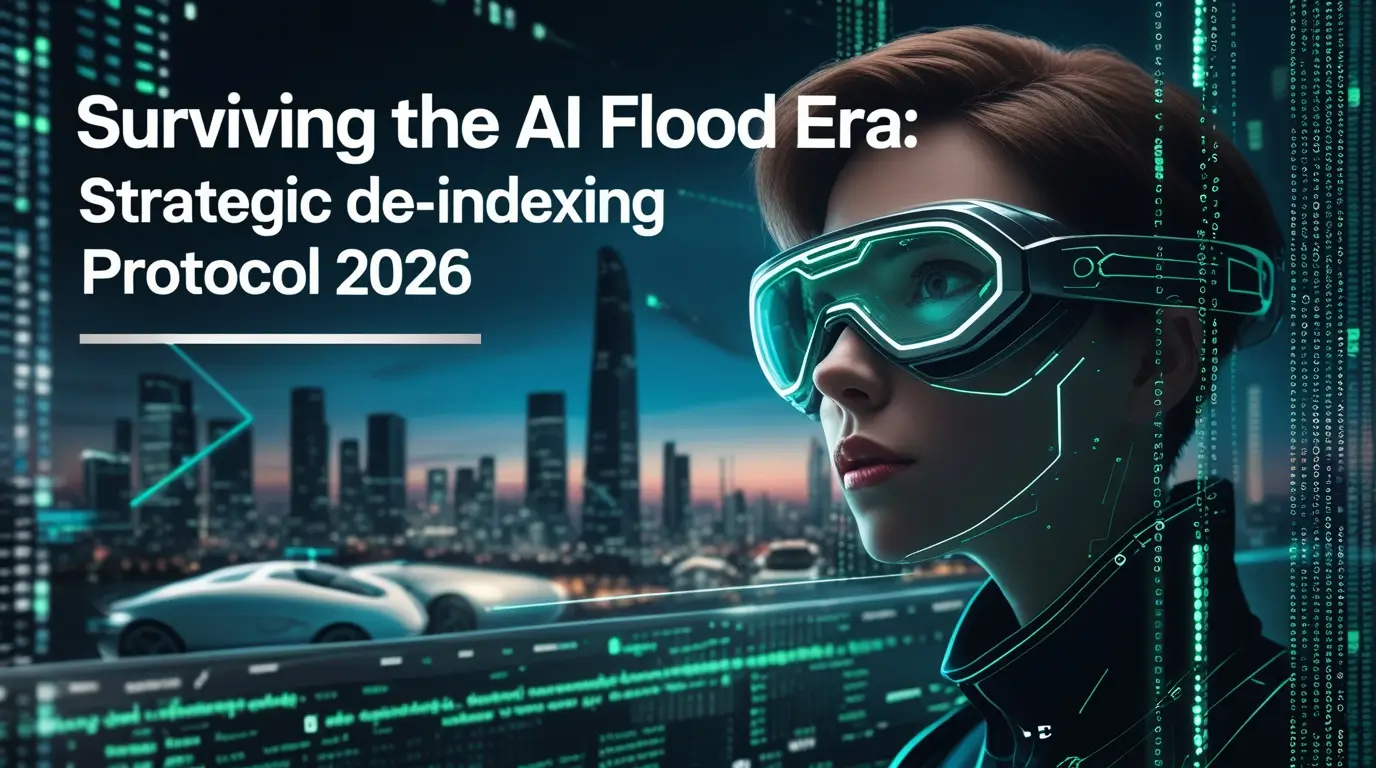 Surviving the AI Flood Era: Strategic De-indexing Protocol (2026)